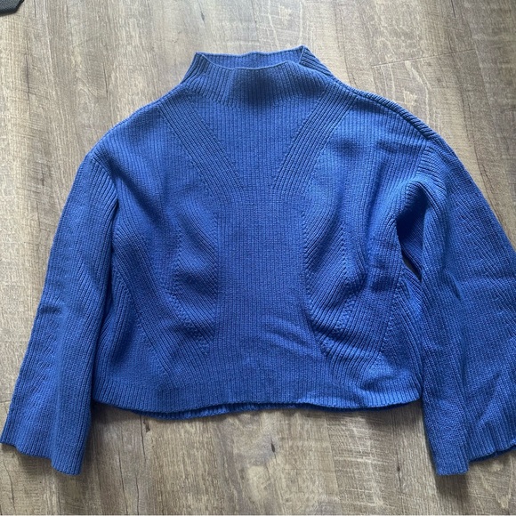 Maeve Katey Mock-Neck Bell-Sleeve Sweater - Picture 5 of 5